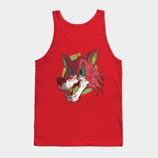 WOLF CARTOONS Design T-shirt STICKERS CASES MUGS WALL ART NOTEBOOKS PILLOWS TOTES TAPESTRIES PINS MAGNETS MASKS T-Shirt Tank Top